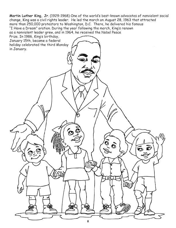 African American Leaders Really Big Coloring Book 12 x 18