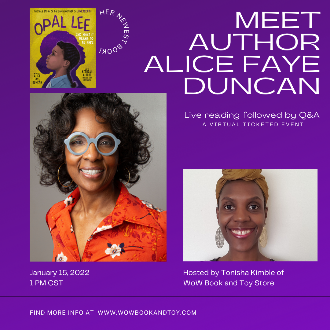 Meet Author Alice Faye Duncan! – Wonders of the World Book and Toy Store