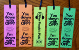 Hip hop inspired "OPP" bookmark - Wonders of the World Book and Toy Store