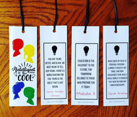 Intelligent is the new cool bookmarks - Wonders of the World Book and Toy Store