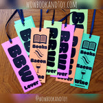 BBW Lovers bookmark - Wonders of the World Book and Toy Store