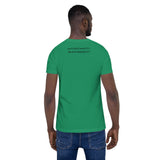 #BlackMississippiLit Short-Sleeve Unisex T-Shirt (black text)